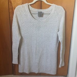 GAP Cream Knitted Long Sleeve Sweater